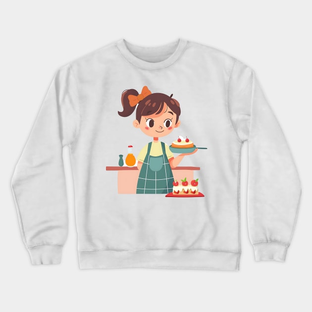 Cooking apron Crewneck Sweatshirt by Printashopus